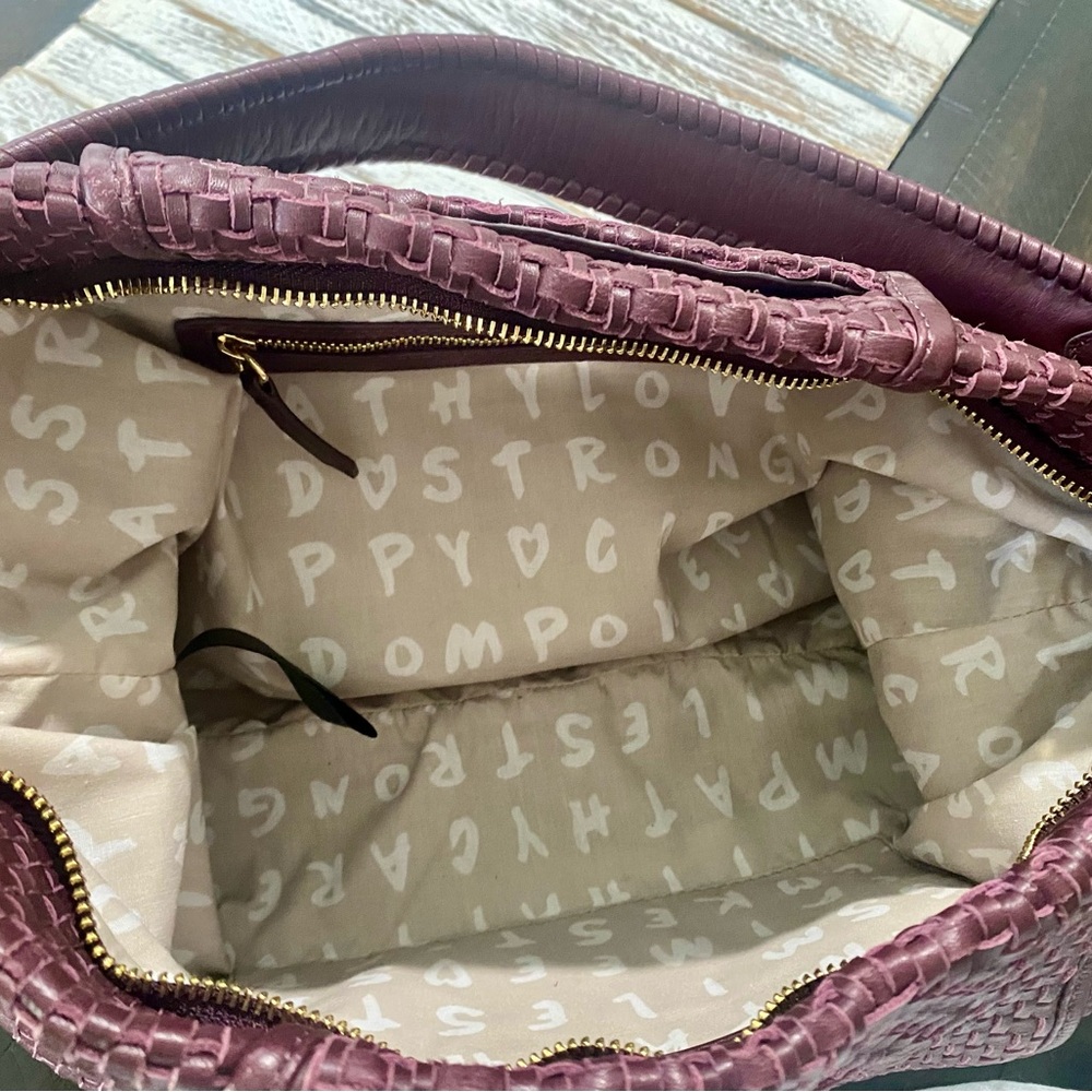 Aimee Kestenberg Woven Leather Shoulder Bag - Picture 5 of 10
